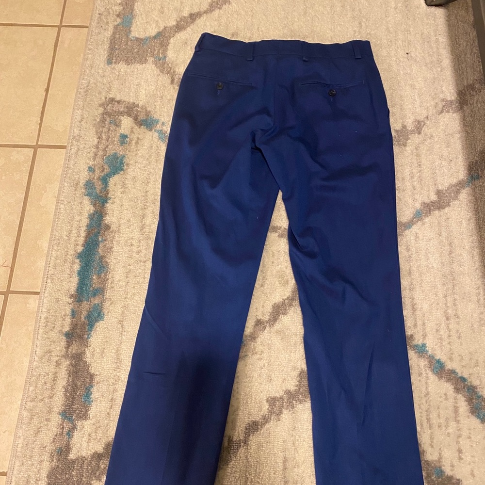 Kenneth Cole Skinny-fit ready Flex Shiny Suit - Picture 6 of 6